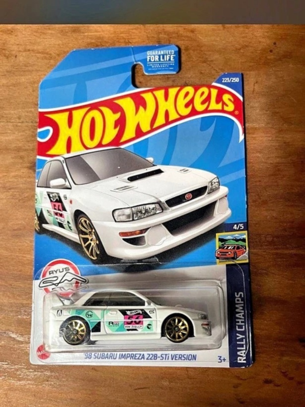 Hot Wheels 1998 Subaru Impreza 22B-STI Version Die-Cast Car Treasure Hunt